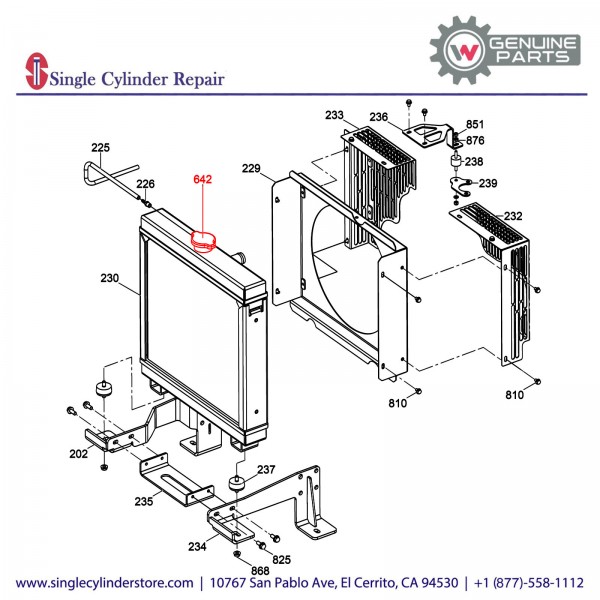 Wacker Neuson 5100018835 Cap Radiator