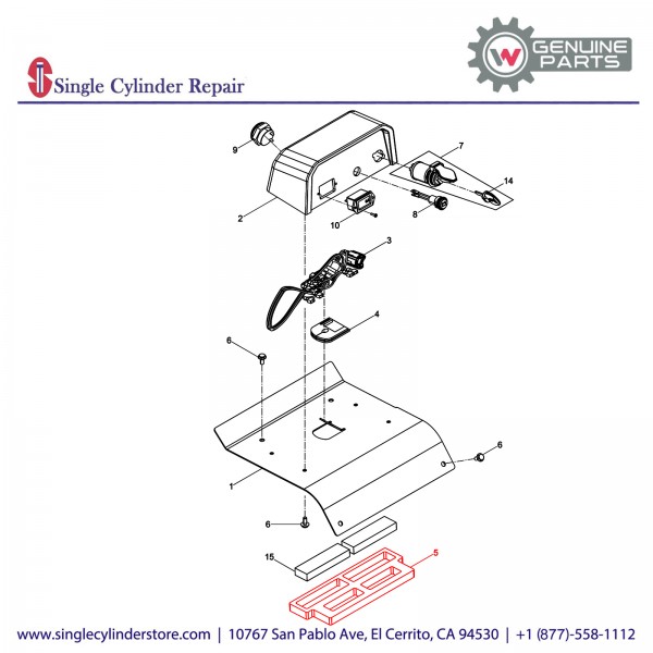 Wacker 5100020556 Insulating Cushion