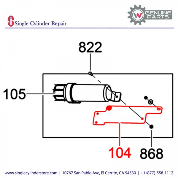 Wacker 5100020716 Bracket