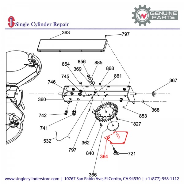 Wacker 5100021196 Bracket Pivot Wldmnt, Manual