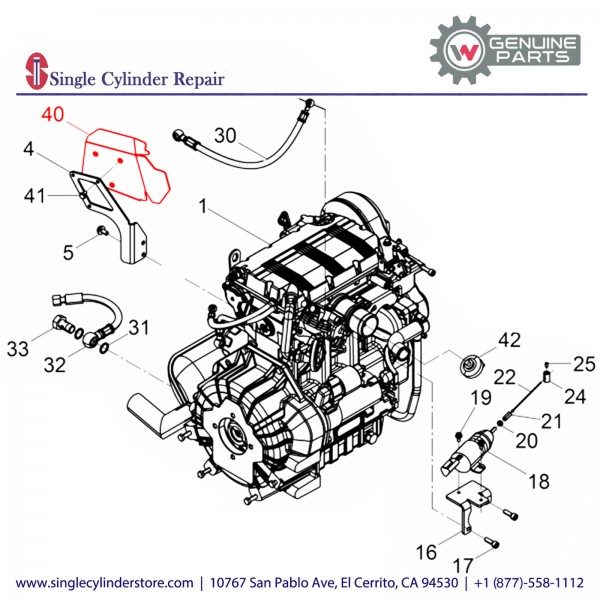 Wacker 5100024279 Heat Shield cpl