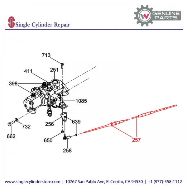 Wacker 5100024642 Control Cable Kit