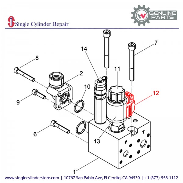 Wacker 5100025061 Valve