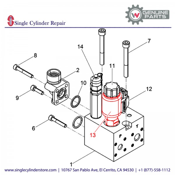 Wacker 5100025062 Solenoid