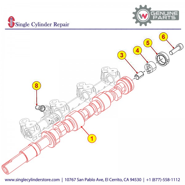 Wacker 5100026392 Camshaft