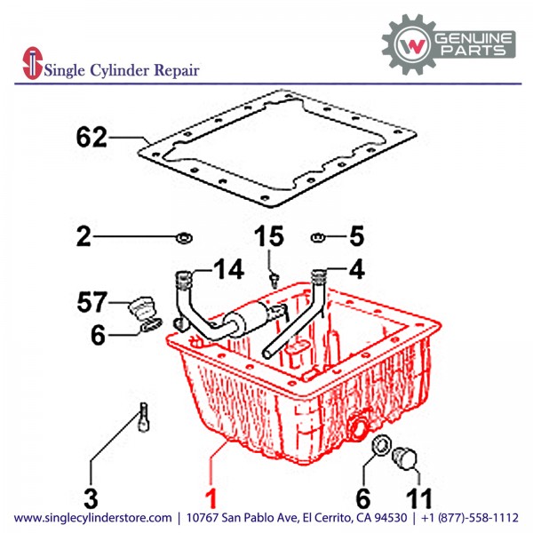 Wacker 5100026395 Oil Pan