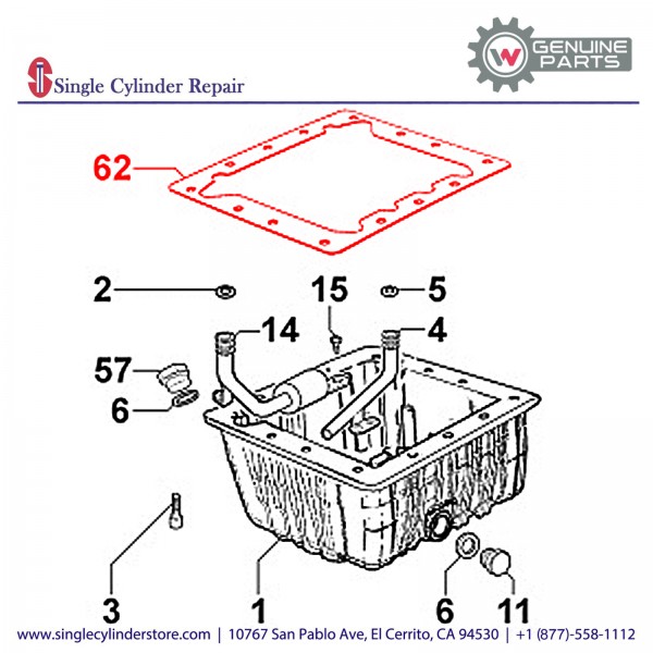 Wacker 5100026397 Gasket