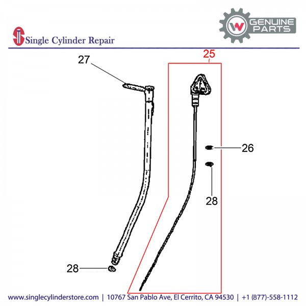 Wacker 5100026399 Dip Stick