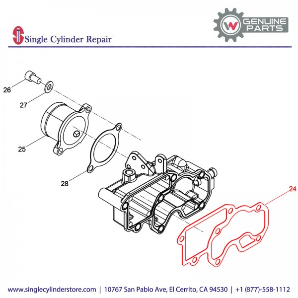 Wacker 5100026410 Gasket