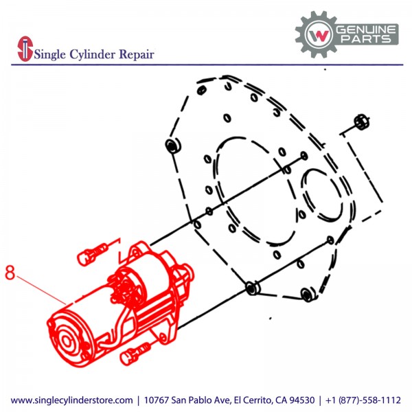 Wacker 5100027959 Starter cpl