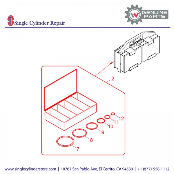 Wacker 5100041338 O-Ring Kit