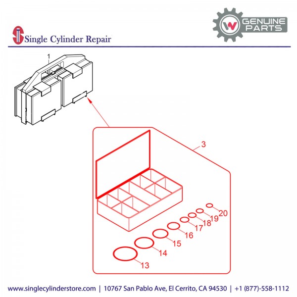 Wacker 5100041535 O-Ring Kit