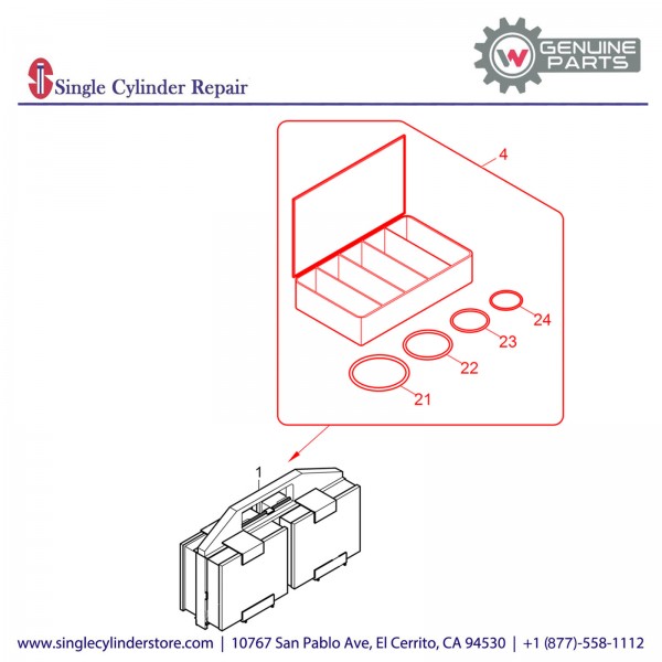 Wacker 5100041544 O-Ring Kit