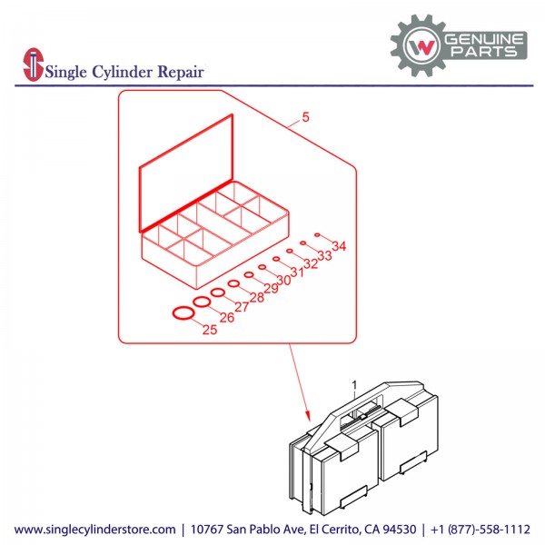 Wacker 5100041549 O-Ring Kit