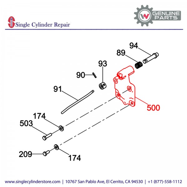 Wacker 5100042890 Housing