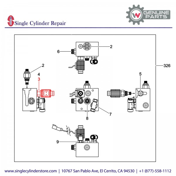 Wacker 5100044030 Solenoid coil