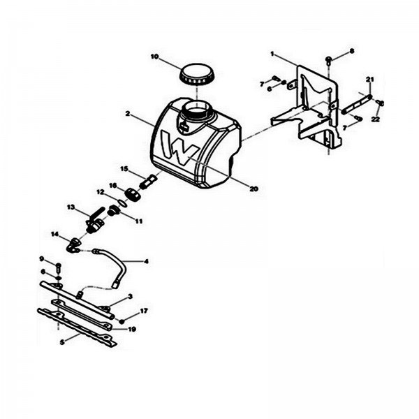 Wacker Neuson 5100044263 Sprinkler System Kit for AP1850