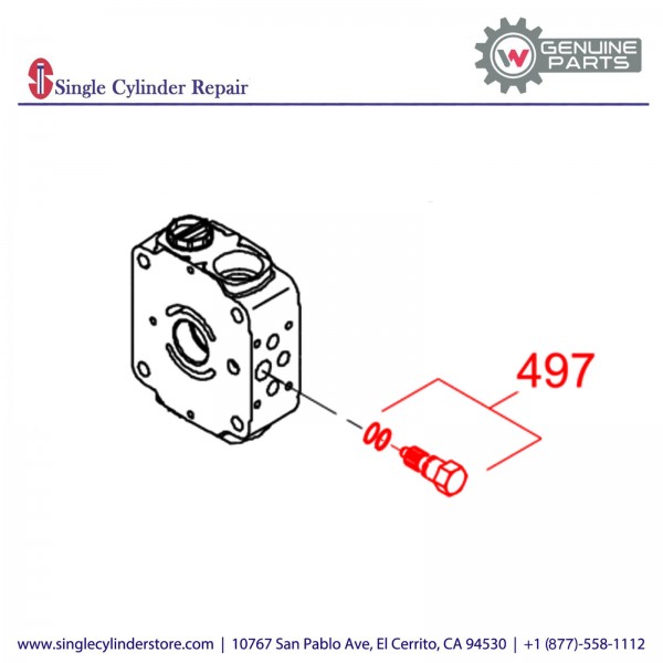 Wacker 5100046547 Bypass Valve Kit