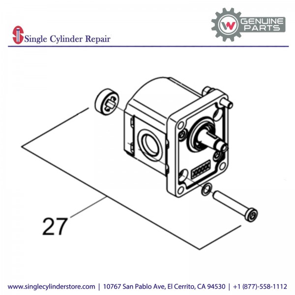 Wacker 5100047070 Exciter pump