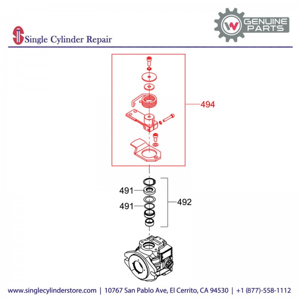 Wacker 5100052499 Control cpl.