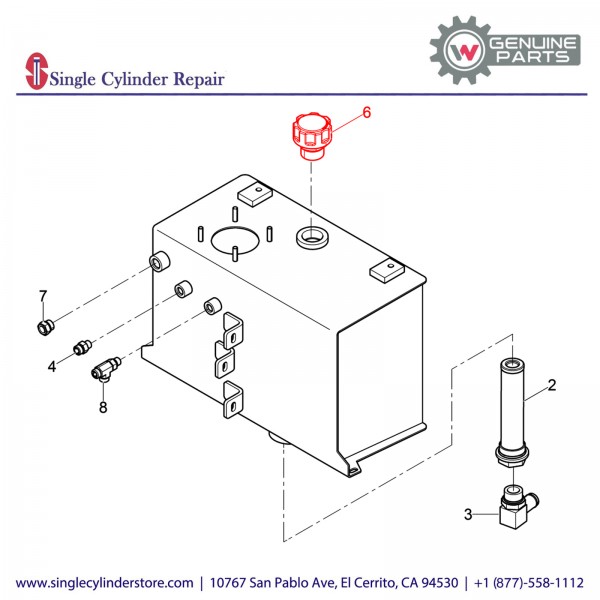 Wacker 5200000845 Breather tube