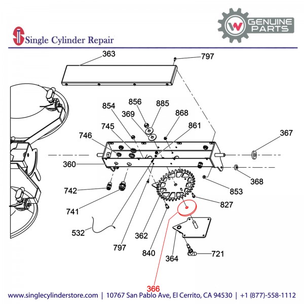 Wacker 5200002025 Disc Rotator