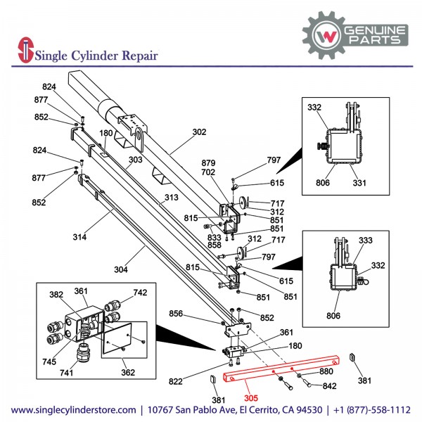 Wacker 5200009042 Tube-Light Mount