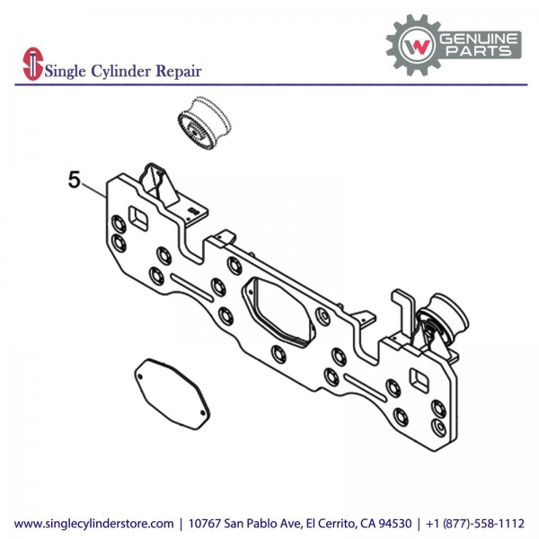 Wacker 5200009735 Lower frame