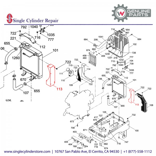 Wacker 5200015665 Fan cover