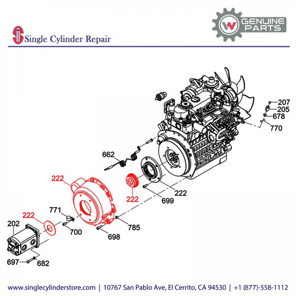 Wacker 5200015702 Coupling cpl