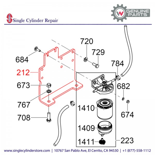 Wacker 5200016459 Engine bracket