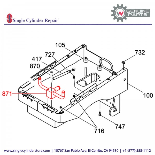 Wacker 5200017276 Suction manifold