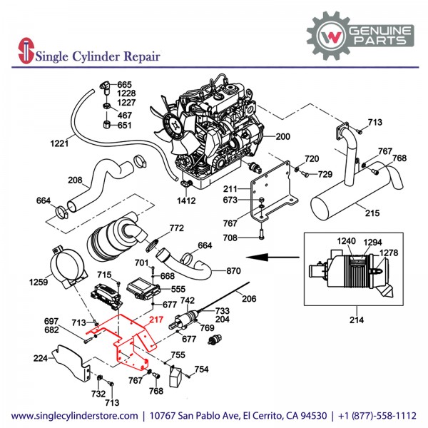 Wacker 5200017659 Bracket