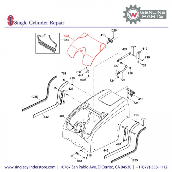 Wacker 5200017707 Access cover