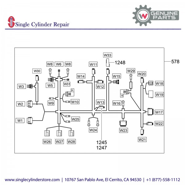 Wacker 5200020490 Wiring harness