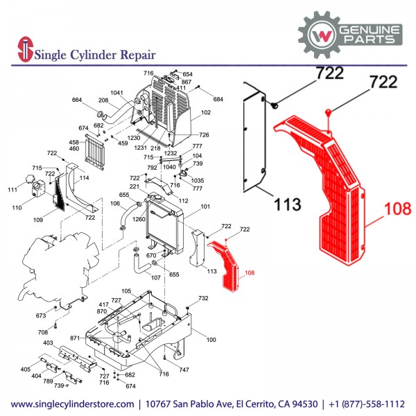 Wacker 5200021560 Fan guard