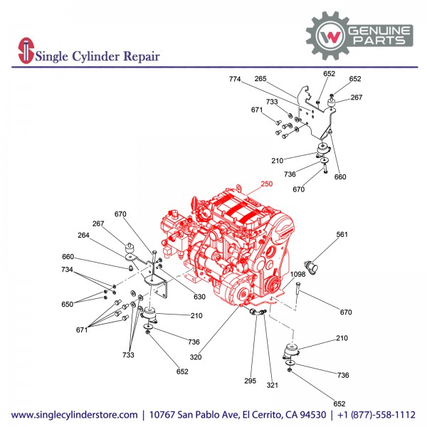 Wacker 5200023302 Engine-Kohler