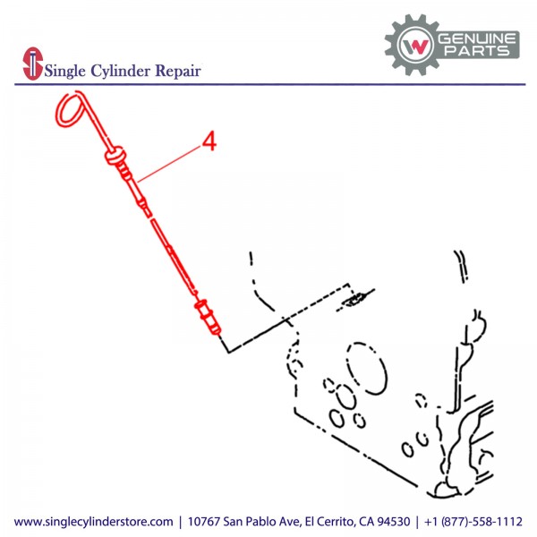 Wacker 5200023778 Dipstick