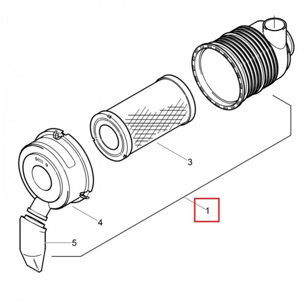 Wacker 5200024127 Air filter