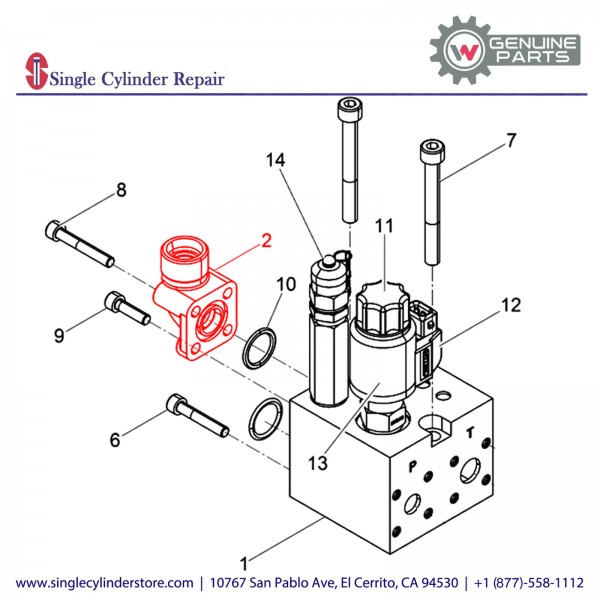 Wacker 5100010161 Bolted Connection