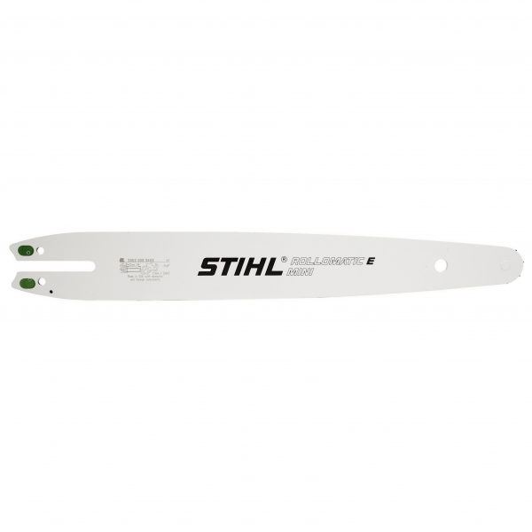 STIHL 14" Rollomatic E Mini Chainsaw Guide Bar 0.25" Pitch (1/4P), 0.043" Gauge, 72 Drive Link 3005-008-3409