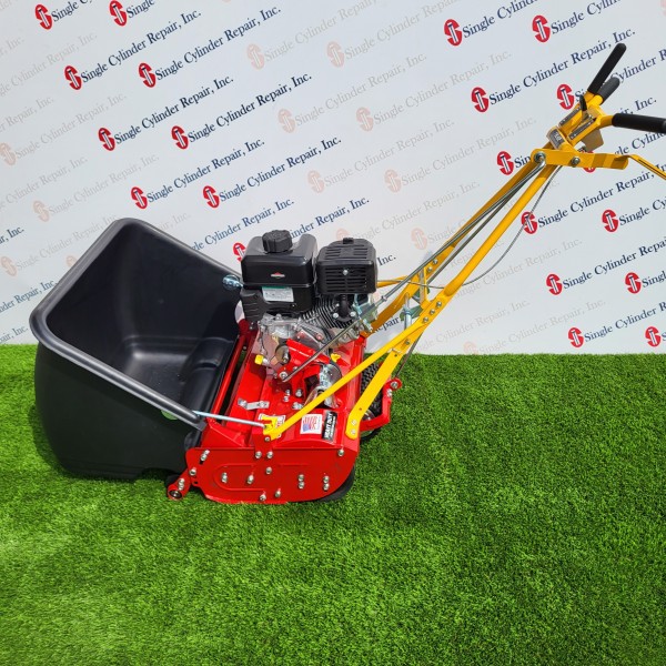 25 McLane 7-Blade Reel Mower with Grooved Front Roller and HONDA Engine  (cuts as low as 3/4)