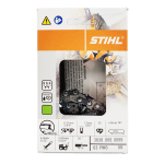 STIHL 16" Chainsaw Chain 0.375" Pitch (3/8P), 0.050" Gauge, 55 Drive Link, Picco Micro 3 (63PM3 55) 3636-005-0055