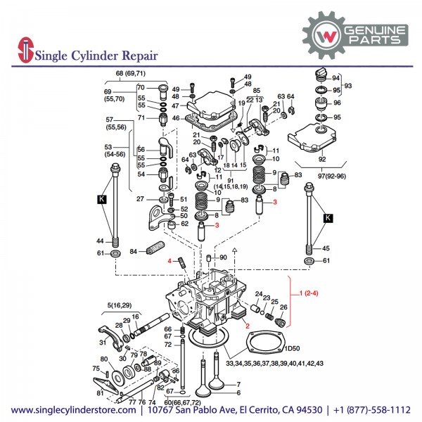 Wacker 5000126515 Cylinder Head