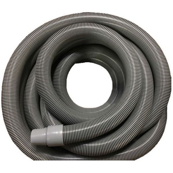Hydro Tek DHV50 Vacuum Hose, Heavy duty, Ribbed 2 x 50' vacuum hose w/  cuffs