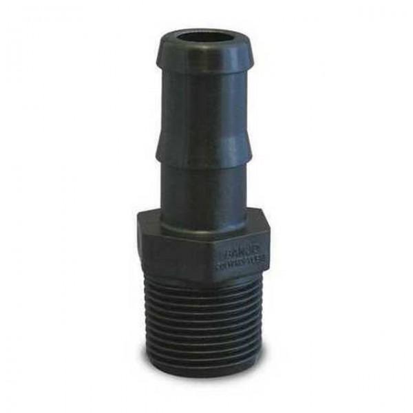 Pressure Pro HB-050 Poly Hose Barb 1/2" Pipe x 1/2" Barb