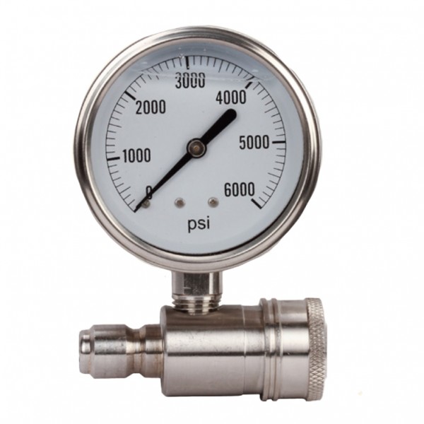 Pressure Pro V-ATG001 Pressure Test Gauge Assemblies 4200 Psi 8 Gpm