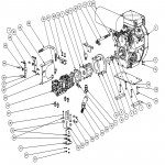 Barreto 00330-H23-T Engine & Pumps Assembly 23 Hp Honda