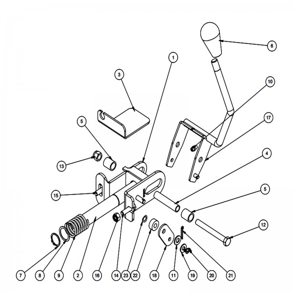 Barreto 00546 R1 Park Brake Assembly