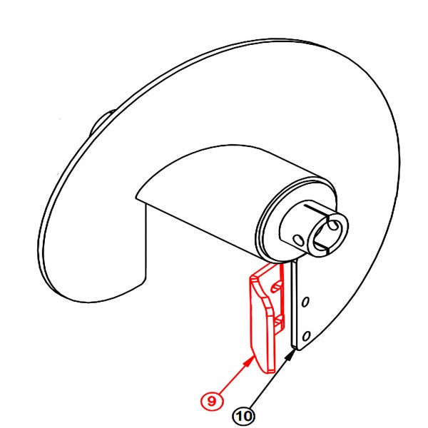 Barreto 01613 Auger Extender Flap, Painted